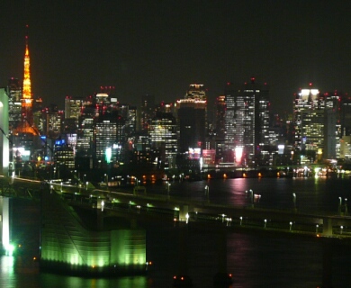 フジテレビ 本社 夜景